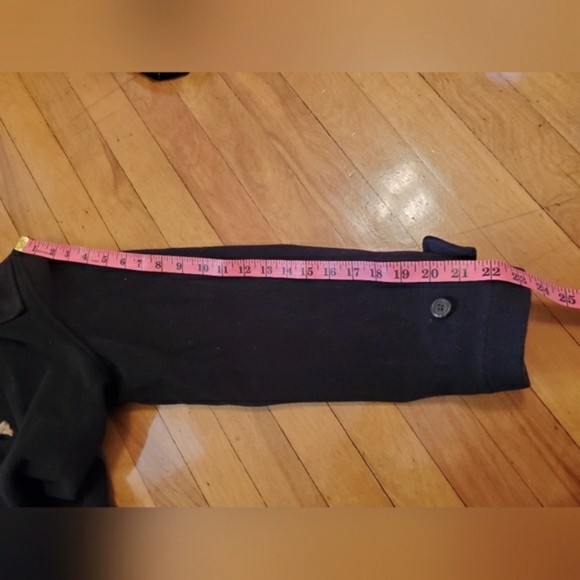 Ralph Lauren Hooded Double-faced Wool Duffel Coat. Blue/black. Women size M. - Picture 11 of 11